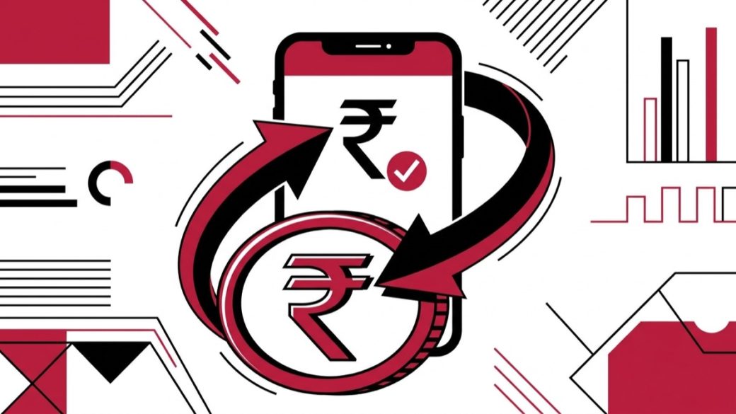 Digital lending India illustration