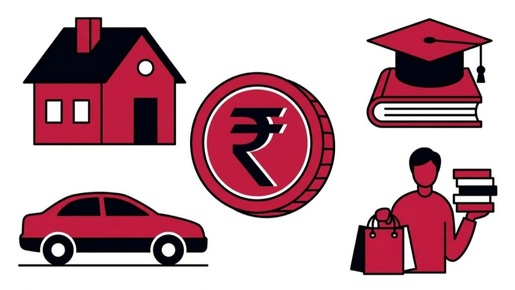 Types of loans illustration