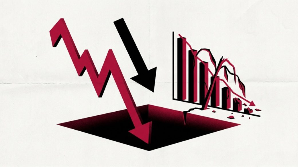 Recession illustration