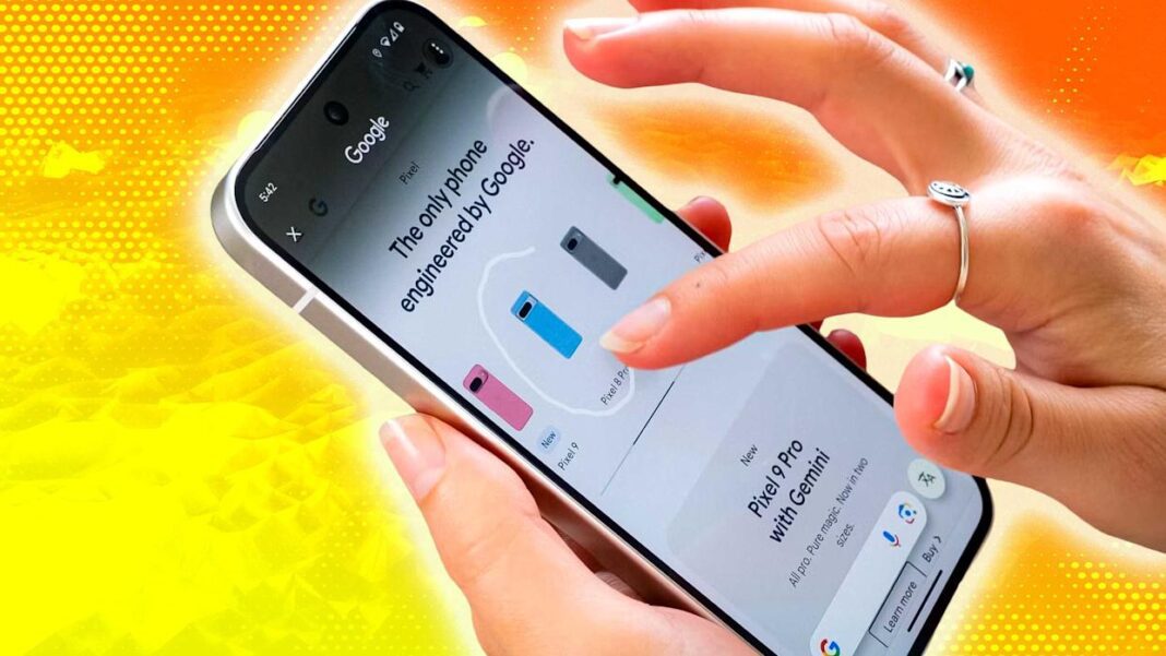 Google tests circle to search-like feature for Gemini
