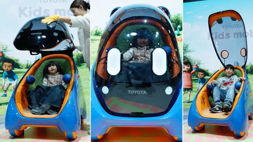 Toyota unveils self-driving electric kids pod