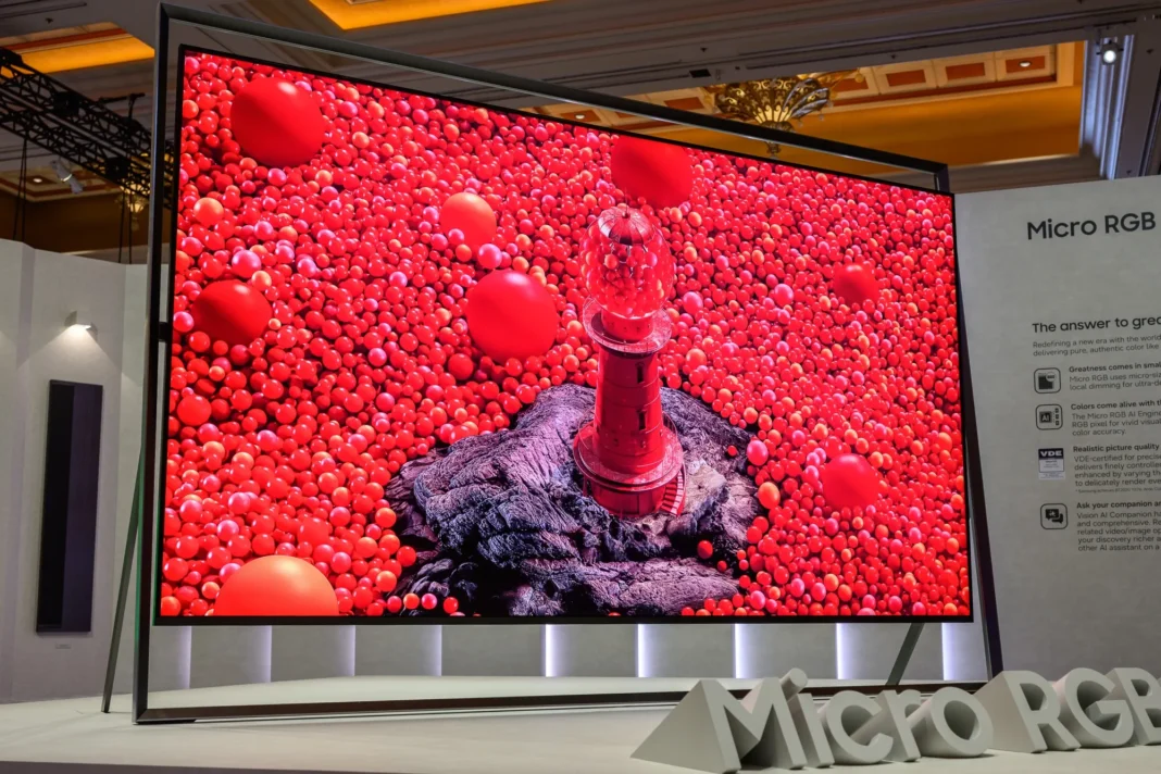 Samsung unveils world’s first 130-inch Micro RGB TV