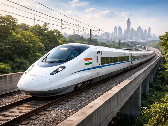 Indiaโs First Bullet Train to Start on August 15, 2027