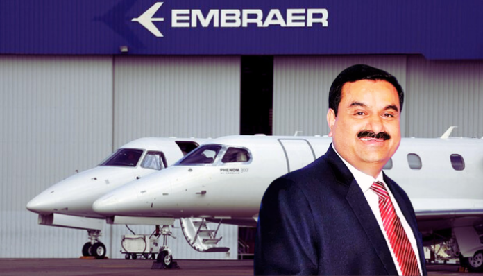 Adani partners with Embraer to make regional jets in India