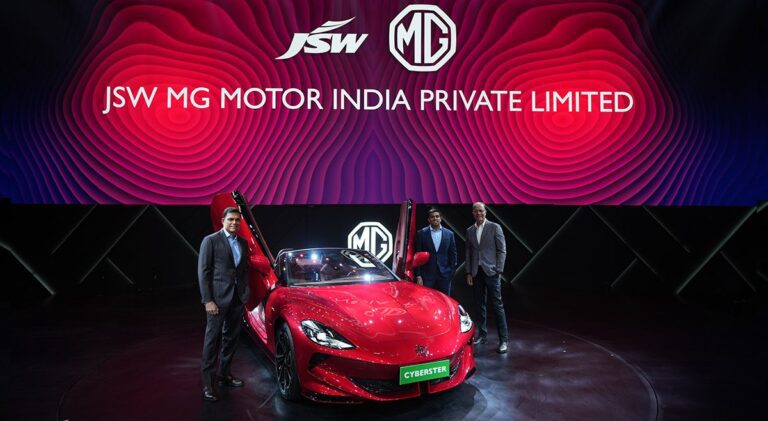 JSW MG Motor India 2025 Sales Up 19% at 70,554 Units