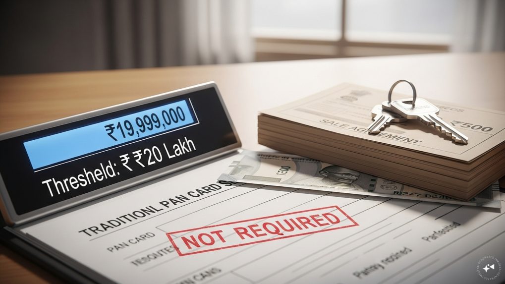 No PAN card required for property deals below โน20L