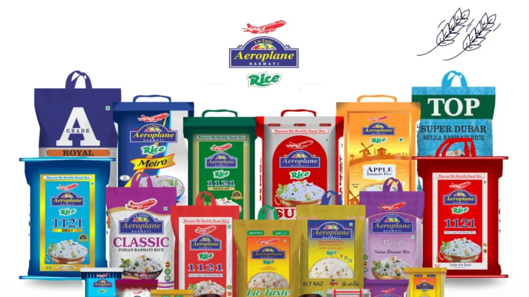 Aeroplane basmati rice