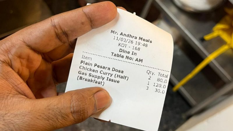 Restaurants adds ‘LPG surcharge’ to bills amid LPG crisis
