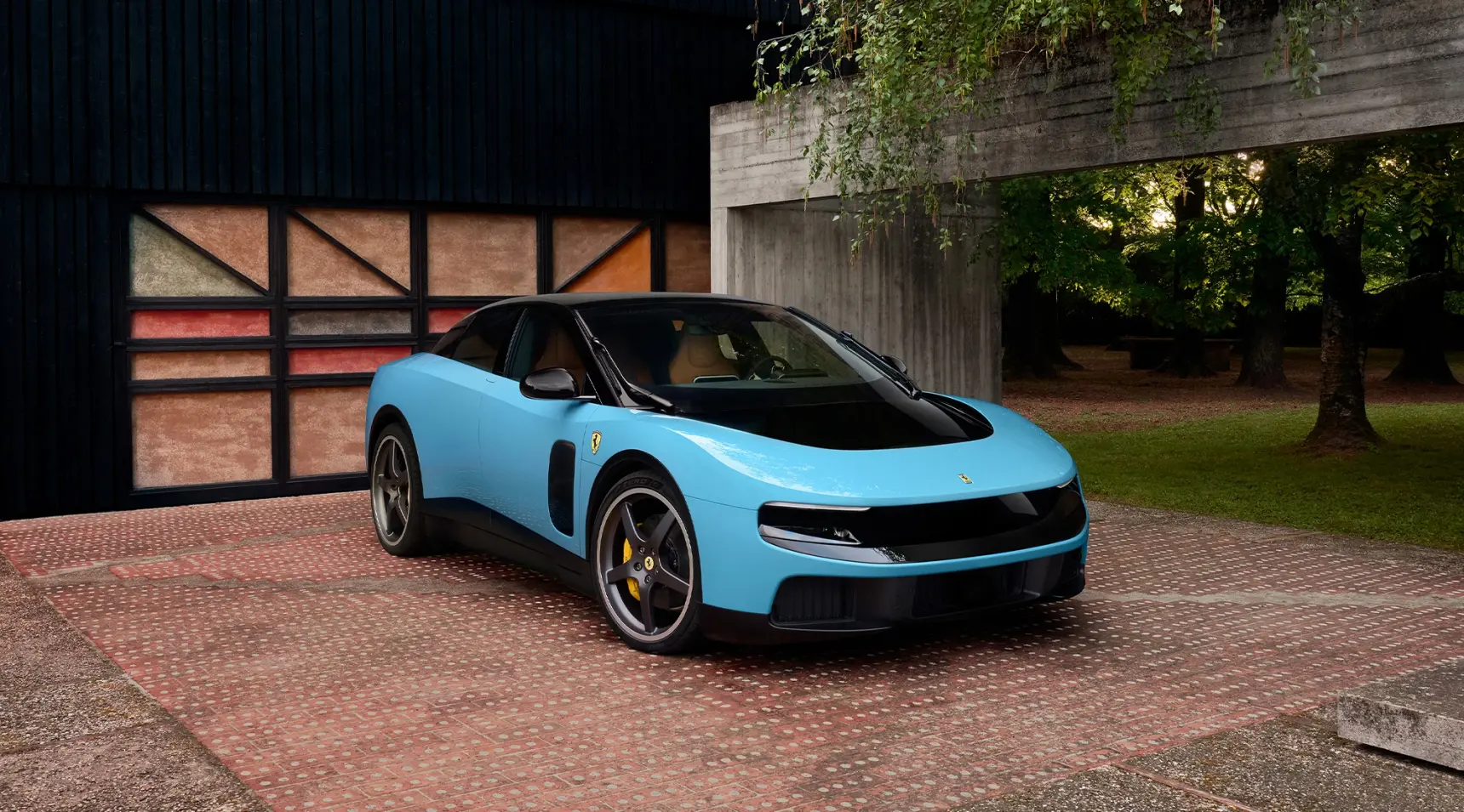 Ferrari fall 8% after it unveiled its first electric car