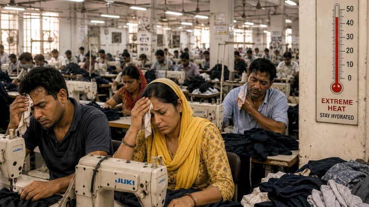 Heat waves reduce textile factory productivity by 10%